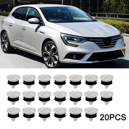 for Easy Mounting Car Door Interior Panel Trim Clips for Renault Set of 20