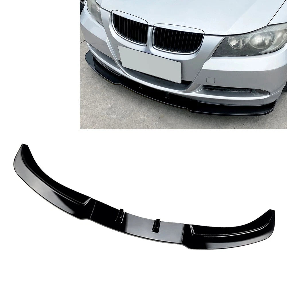 Front Bumper Lip Spoiler Fit BMW 3 Series E90 E91 320i 330i 2005-08 Bright Black
