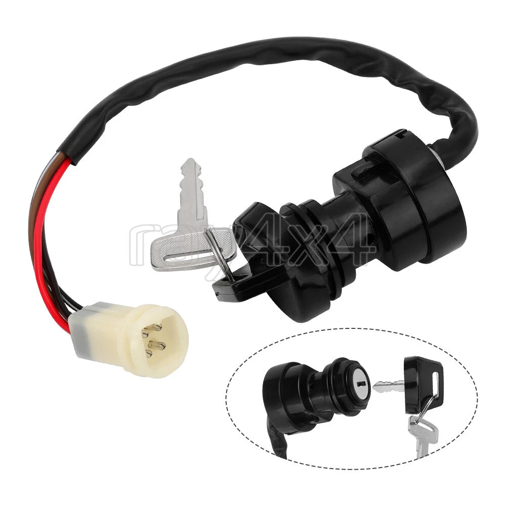 Ignition Key Switch for Yamaha Warrior 350, Big Bear 350, Banshee 350 (1987–1995)
