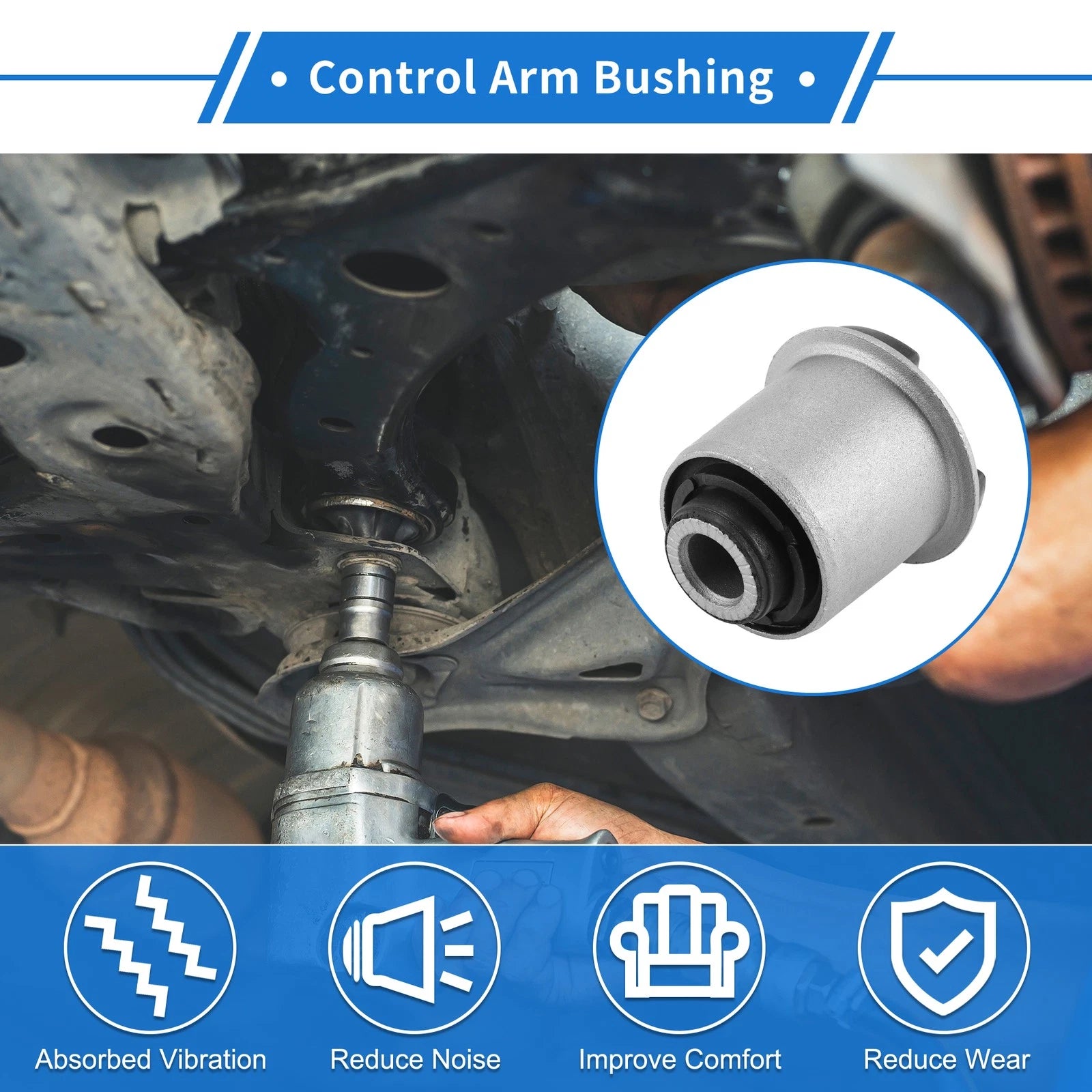 Front Control Arm Suspension Bushing Replacement for Toyota Mark II GX100 (1996–2001)