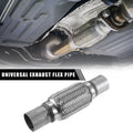 Exhaust Flex Pipe 2.01" W x 9.96" Long Double Braid Universal