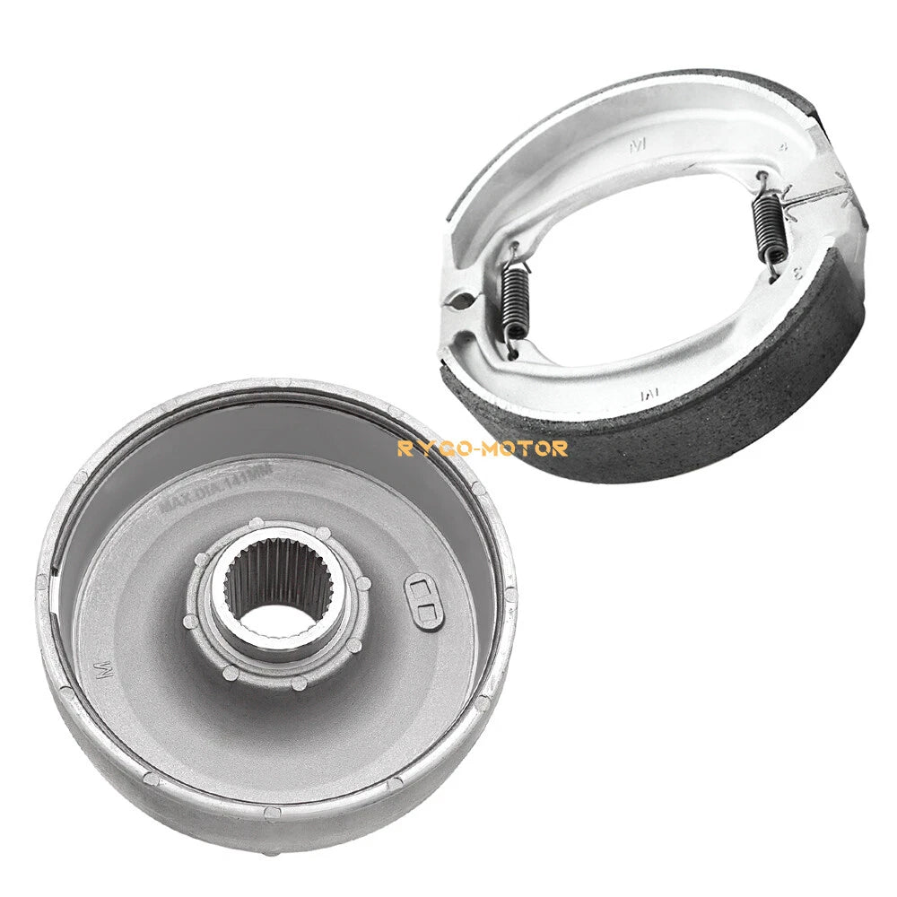 Rear Brake Drum Hub & Shoes for Honda Recon 250 TRX250TE/TRX250TM (1997–2023)
