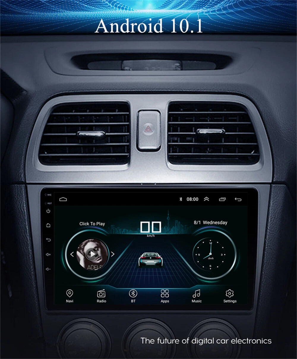 9'' Android 11 Stereo Radio GPS Navigation for Subaru Impreza (2002–2007)