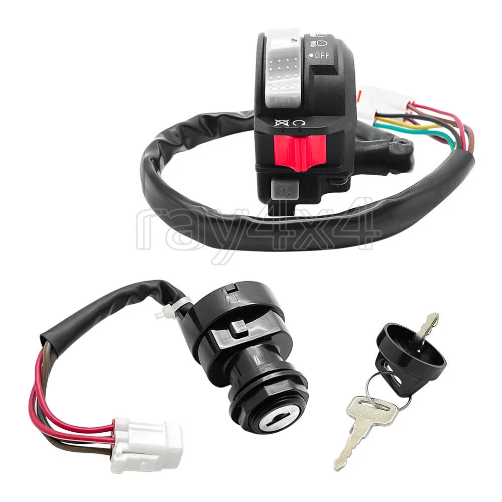 Start Stop Headlight Switch & Ignition Key Switch for Yamaha YFZ450 (2006–2013)