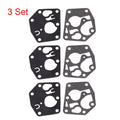 Set of 3 Carburetor Gasket Kits for Briggs 495770 795083 5083H 5083K 95900 96900