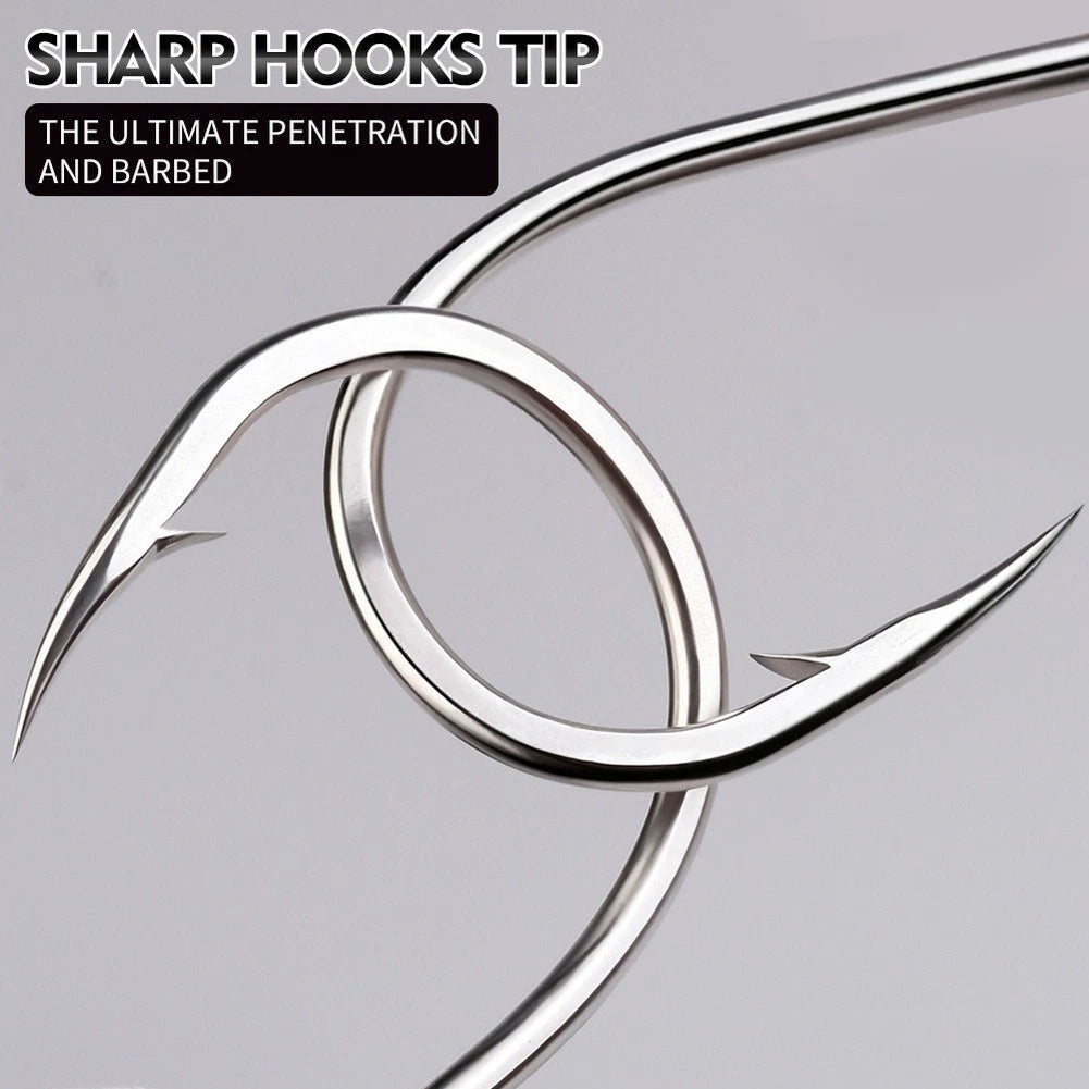 Stainless Steel Jig Hooks for Deep Sea Fishing (No Year Range)