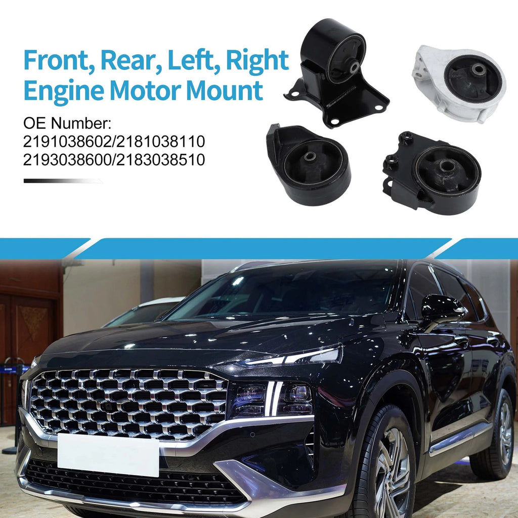 Engine Motor Trans Mount Set for Hyundai Sonata 2.4L (2002–2005)