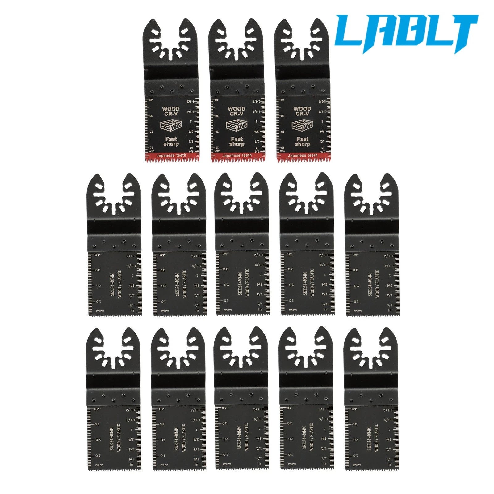 35PCS Titanium Oscillating Tool Blades for LABLT Multitool