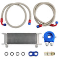 Oil Cooler + Filter Relocation Kit for Universal 13 Row AN-10 (Universal)