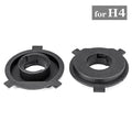 2X LED Headlight Bulb Base Adapter Socket Retainer for H4