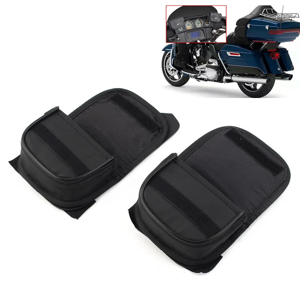 Dual Pouches Windshield Bags for Harley Touring Street Glide Special (2014–2023)