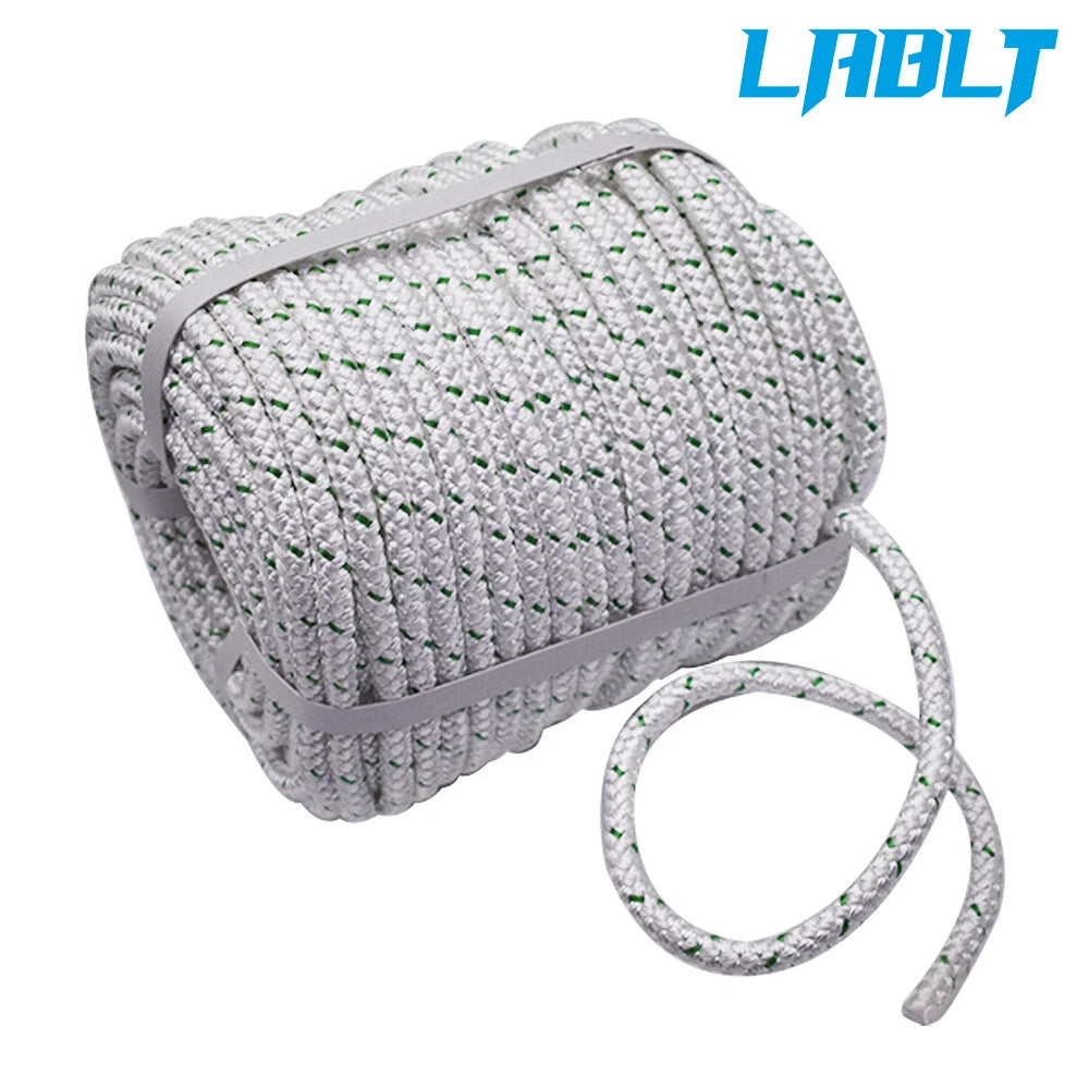 3/8" Double Braid Polyester Rope for Various Applications (200')