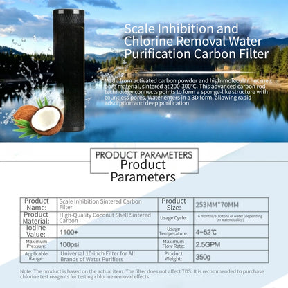 Coconut Carbon Filter for Daily Household Use