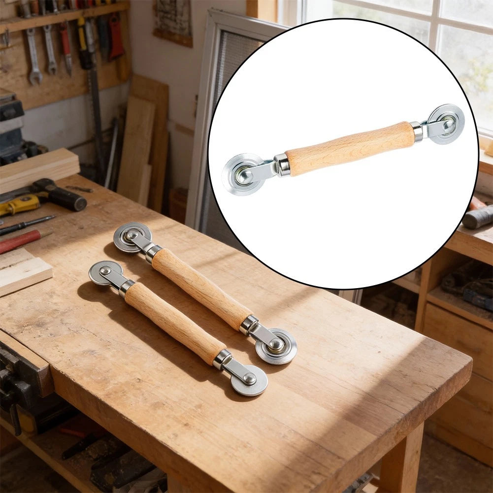 Dual Roller Screen Pulley Tool for Efficient Screen Install