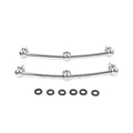 Chrome Front Mudguard Side Spear Trim for Harley Softail FLST (1986–2017)