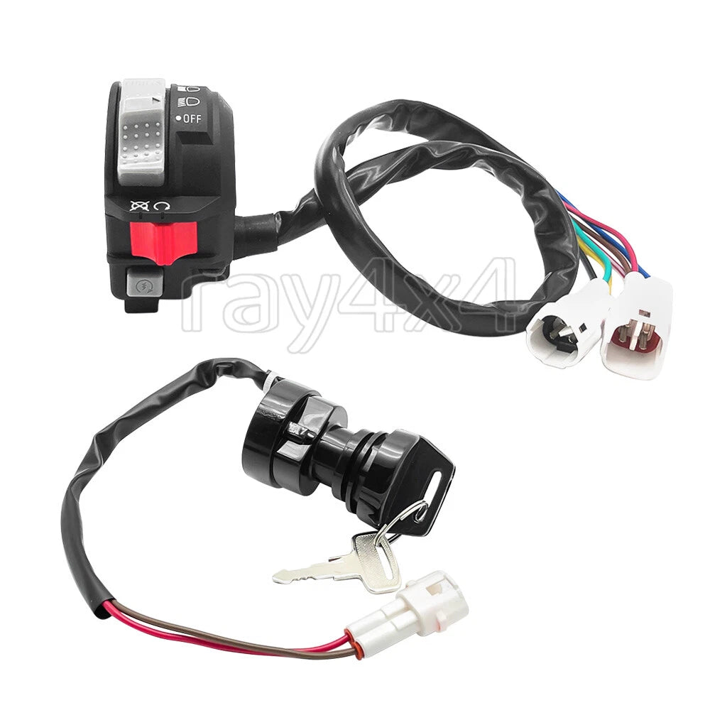 Start Stop Headlight Switch & Ignition Key Switch for Yamaha YFM250X (2000–2006)
