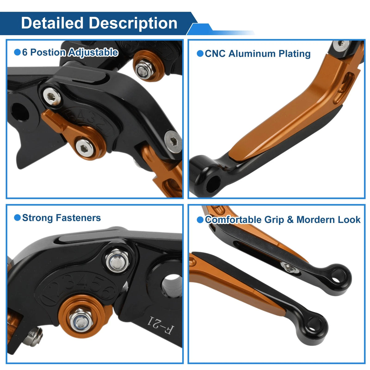 Adjustable Brake Clutch Levers for Kawasaki Vulcan S 650 (2015–2023)