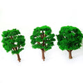 10Pcs Tree Models for HO N Scale Train Layout