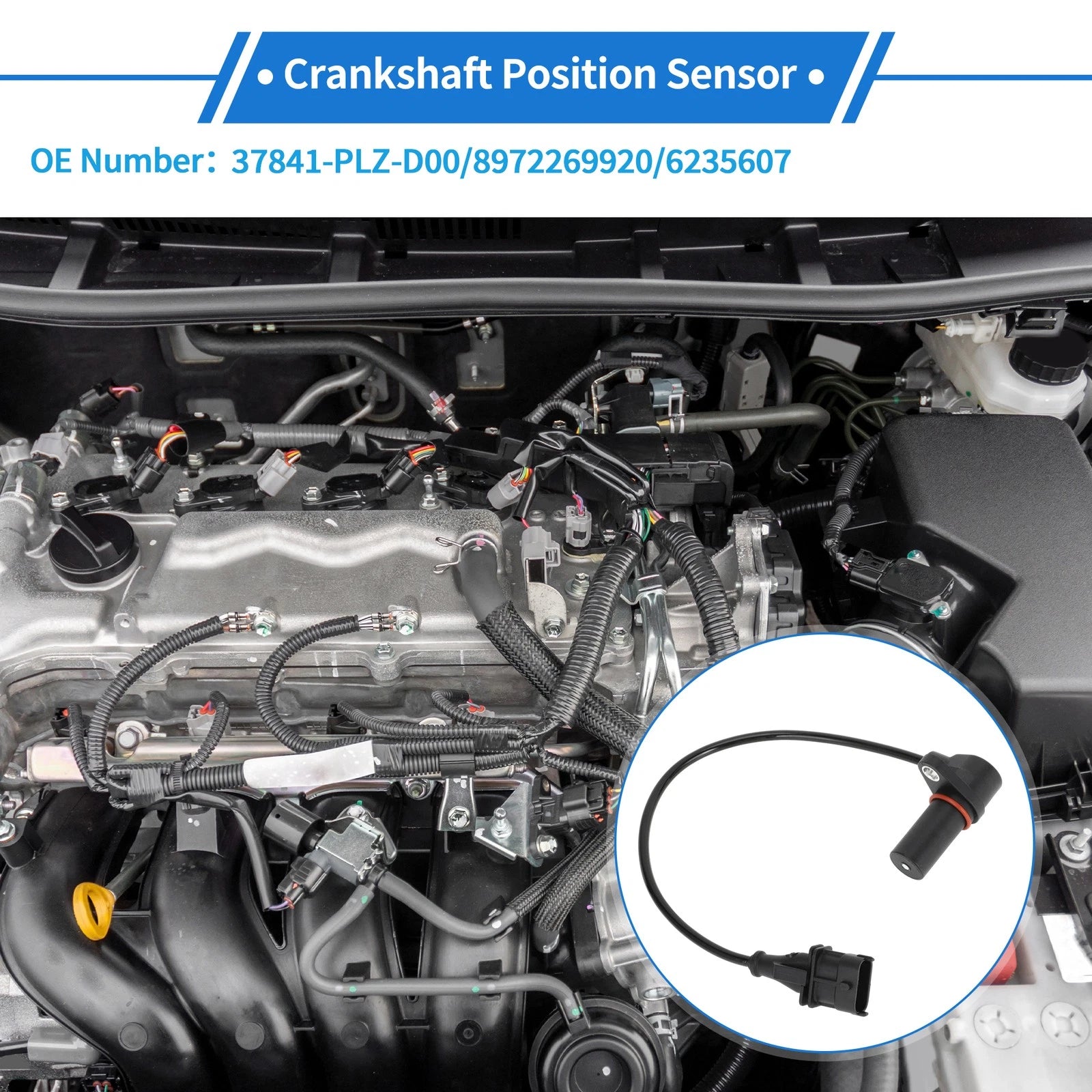 Crankshaft Position Sensor for HONDA Civic 1.7CTDi (2002–2005)