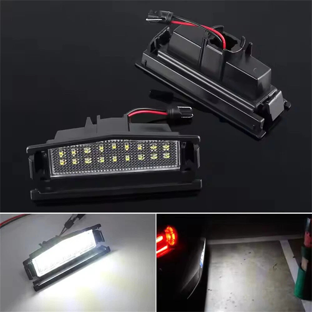 2Pcs White LED License Plate Light for Mazda MX5 Miata (2016–2022)