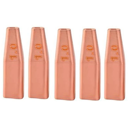 5pcs Double Wire Guide Welding Nozzle Copper for CQWY SUP21S Torch