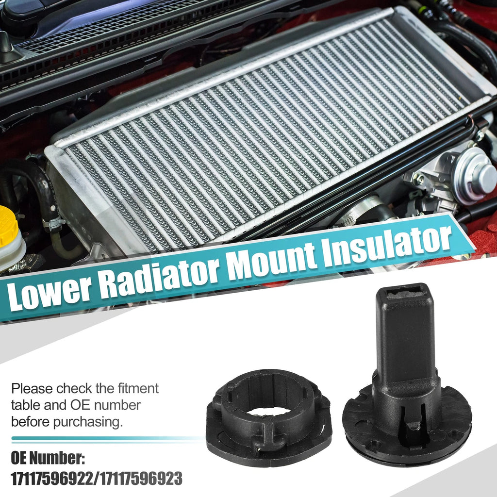 Upper Radiator Mount Bushing Bracket Set with Sleeve for BMW 228i (2014–2021)