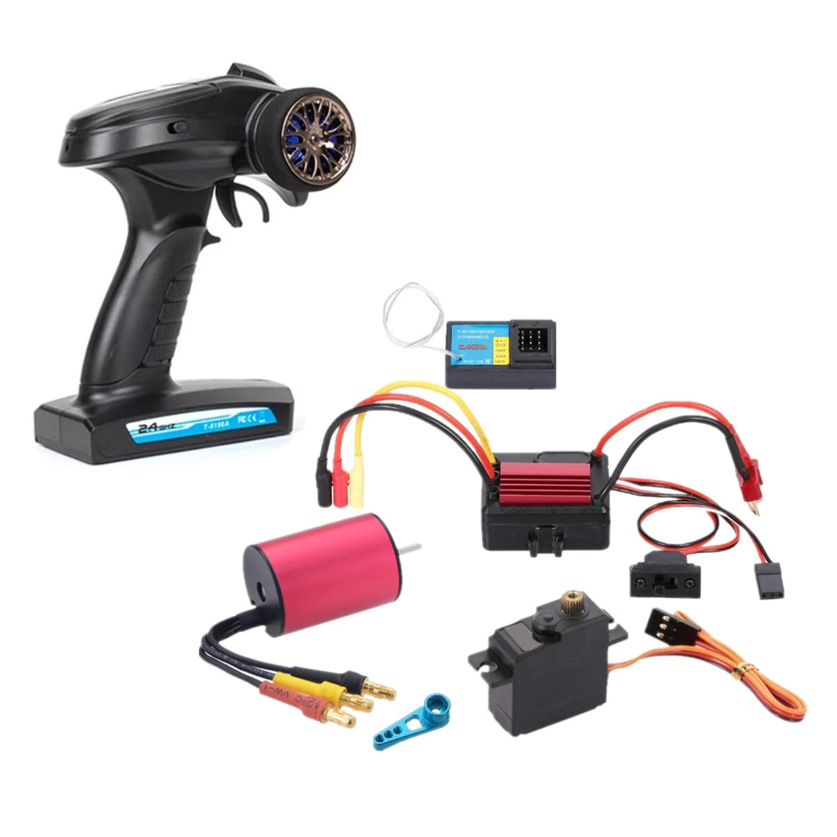 1/16 RC Car Remote Control & Brushless Motor ESC for WLtoys A979 A959-B