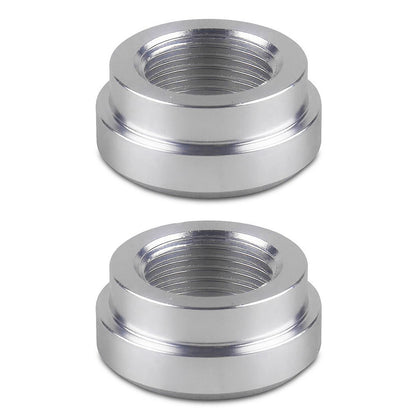 2Pcs Weld On Flange Fitting Bung Adapter 3/8 NPT Female Aluminum