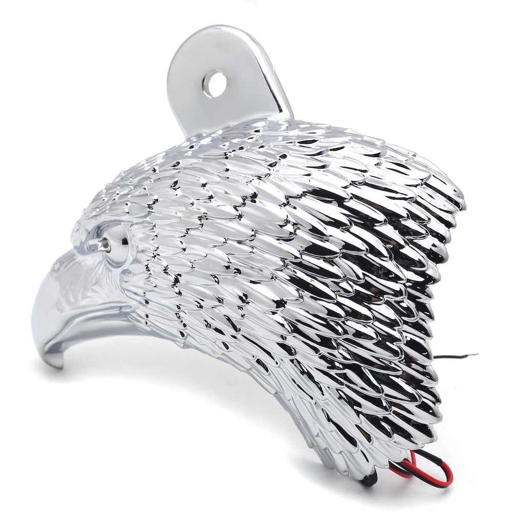 Chrome Eagle horn cover with LED for Harley V-Rod (1992–2020)