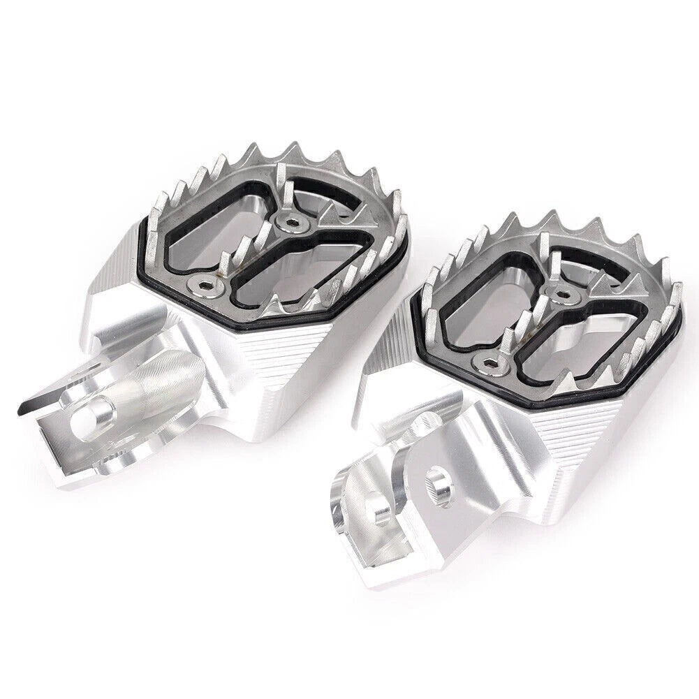 2X Foot Pegs for Honda CRF230L (2003–2009) Silver