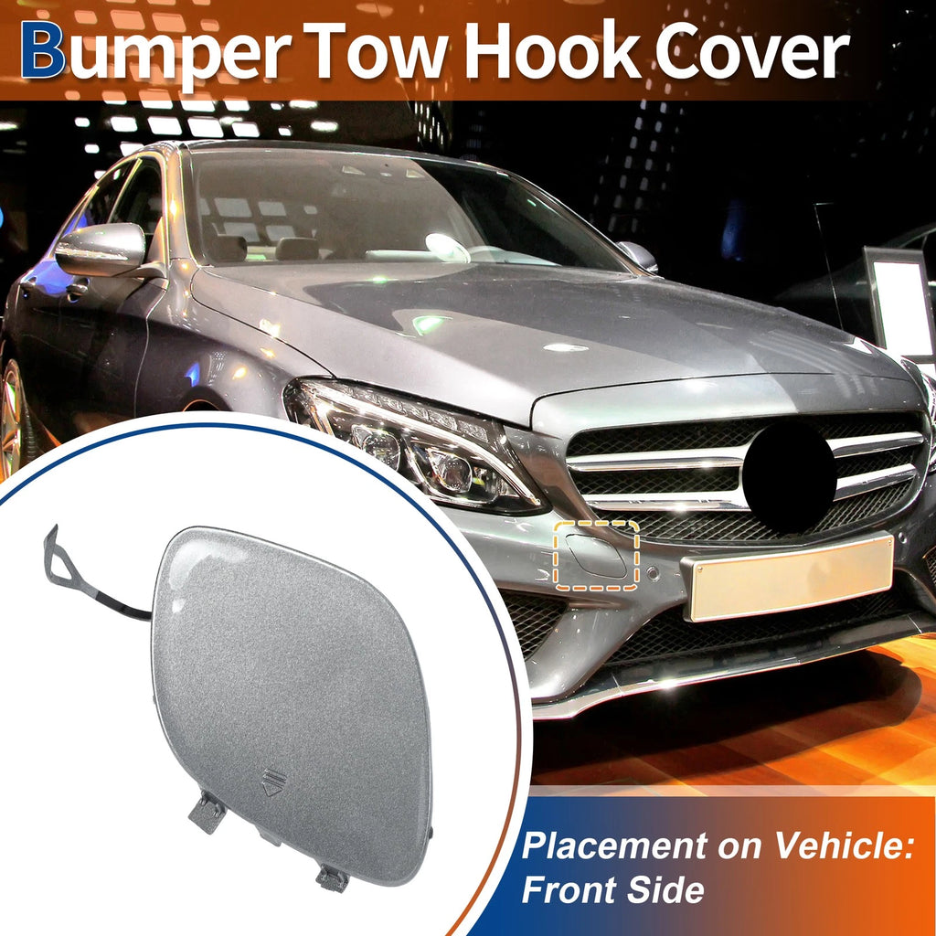 Front Tow Hook Cover Replacement for Mercedes-Benz C43 AMG (2015–2021)