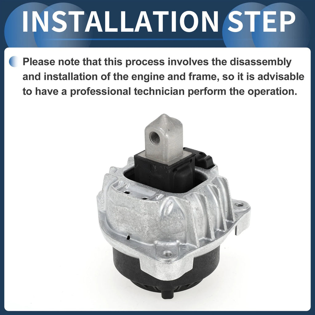 Engine Motor Mount Replacement for BMW 550i F07 (2010–2013) 4.4T A/MT