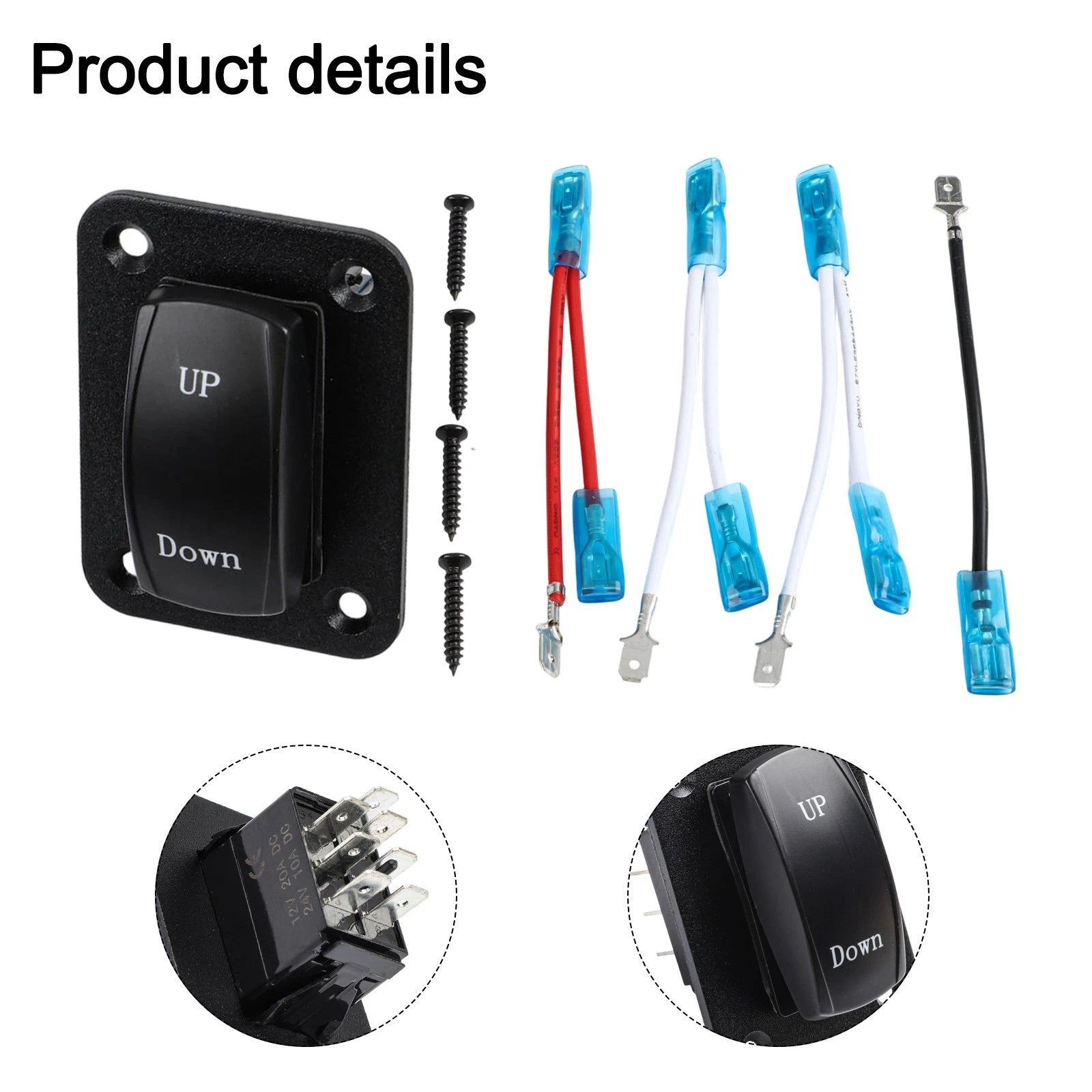 7pin Waterproof Rocker Switch Panel for Vehicle and Marine Applications