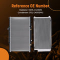 Coolant Radiator & AC Condenser Assembly for Honda Element (2007–2011) 19010PZDA62