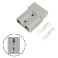Forklift Battery Connector Socket 48x37mmx16mm Copper Silver