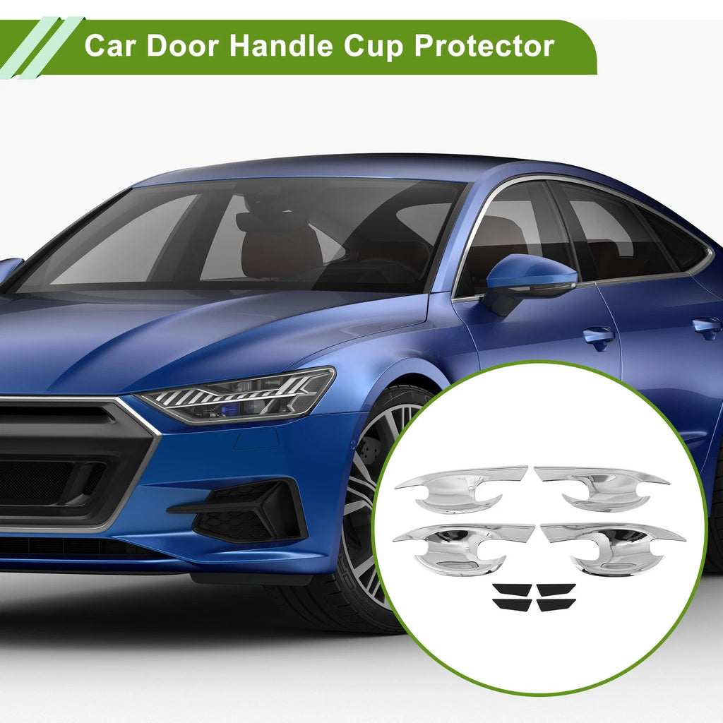 Car Door Handle Cup Protector Kit for Mazda CX-30 2020 4 Piece Chrome