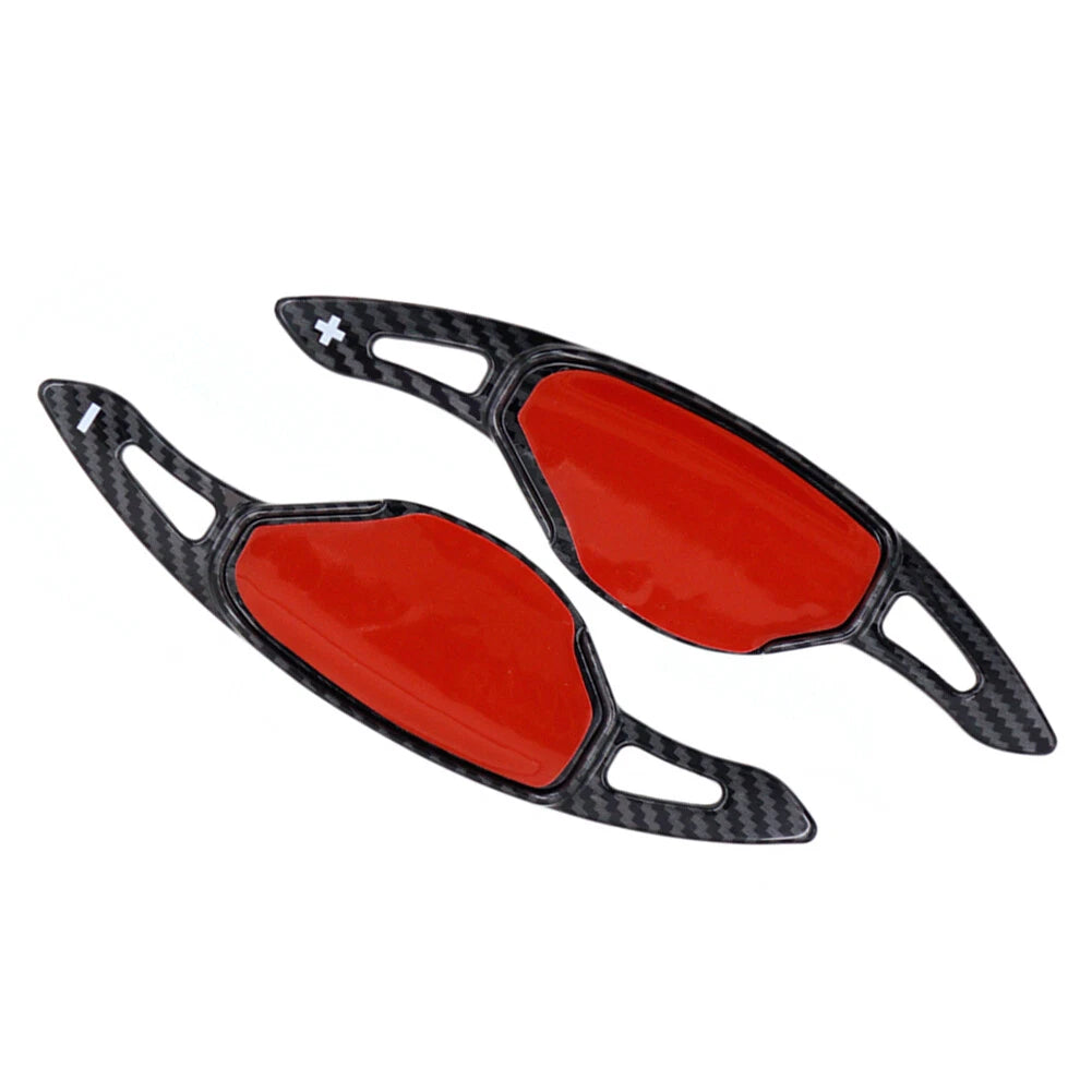 Carbon Black Steering Wheel Shift Paddle Extension for Nissan Mitsubishi