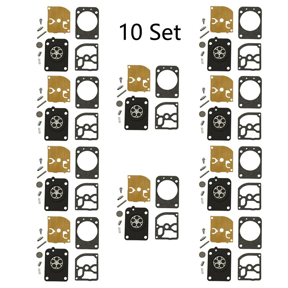 Set of 10 Carburetor Repair Kits for STIHL TS410 TS420 (ZAMA RB-151 4238 007 1061)