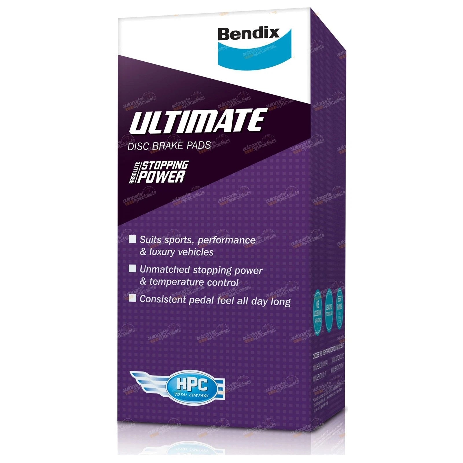 Bendix Ultimate Front Disc Brake Pads for Ford LTD BA BF (2003–2007)