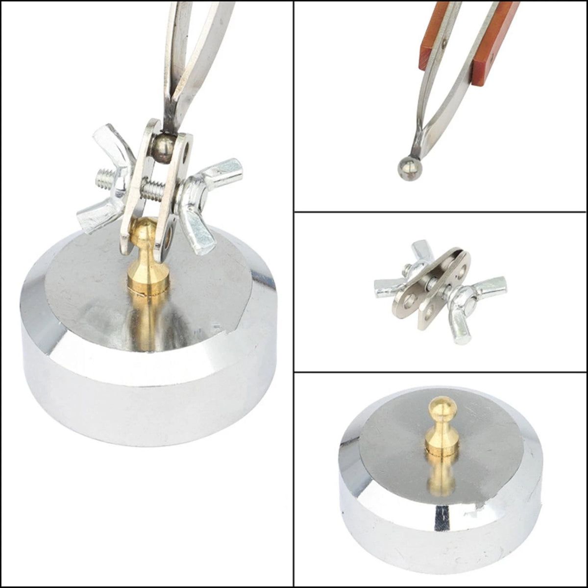 360° Rotation Steel Soldering Clamp for Jewelry Welding Tool
