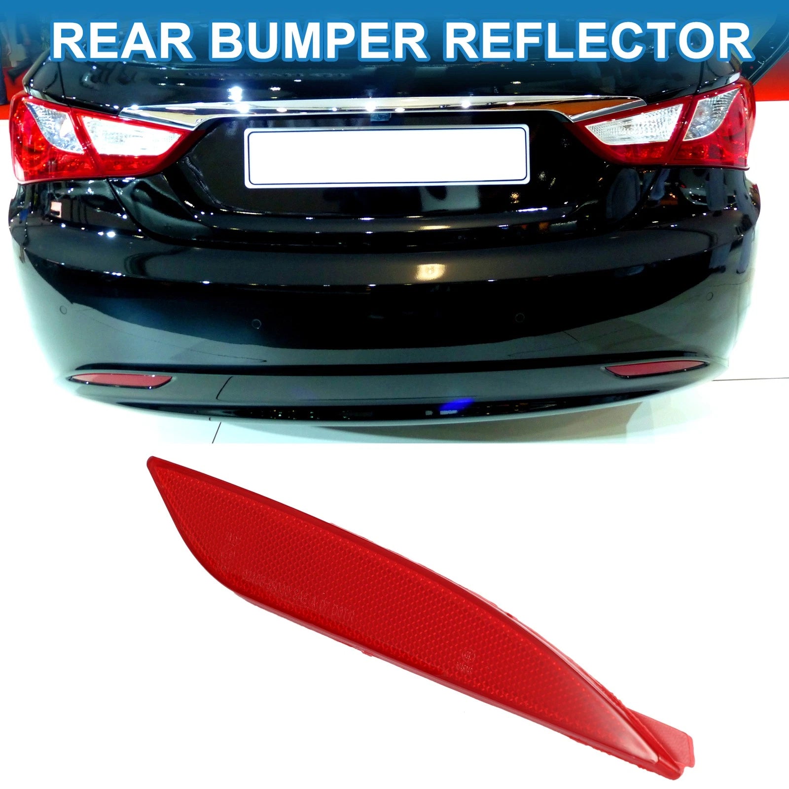Rear Right Bumper Reflector Replacement for Hyundai Sonata (2011–2013)