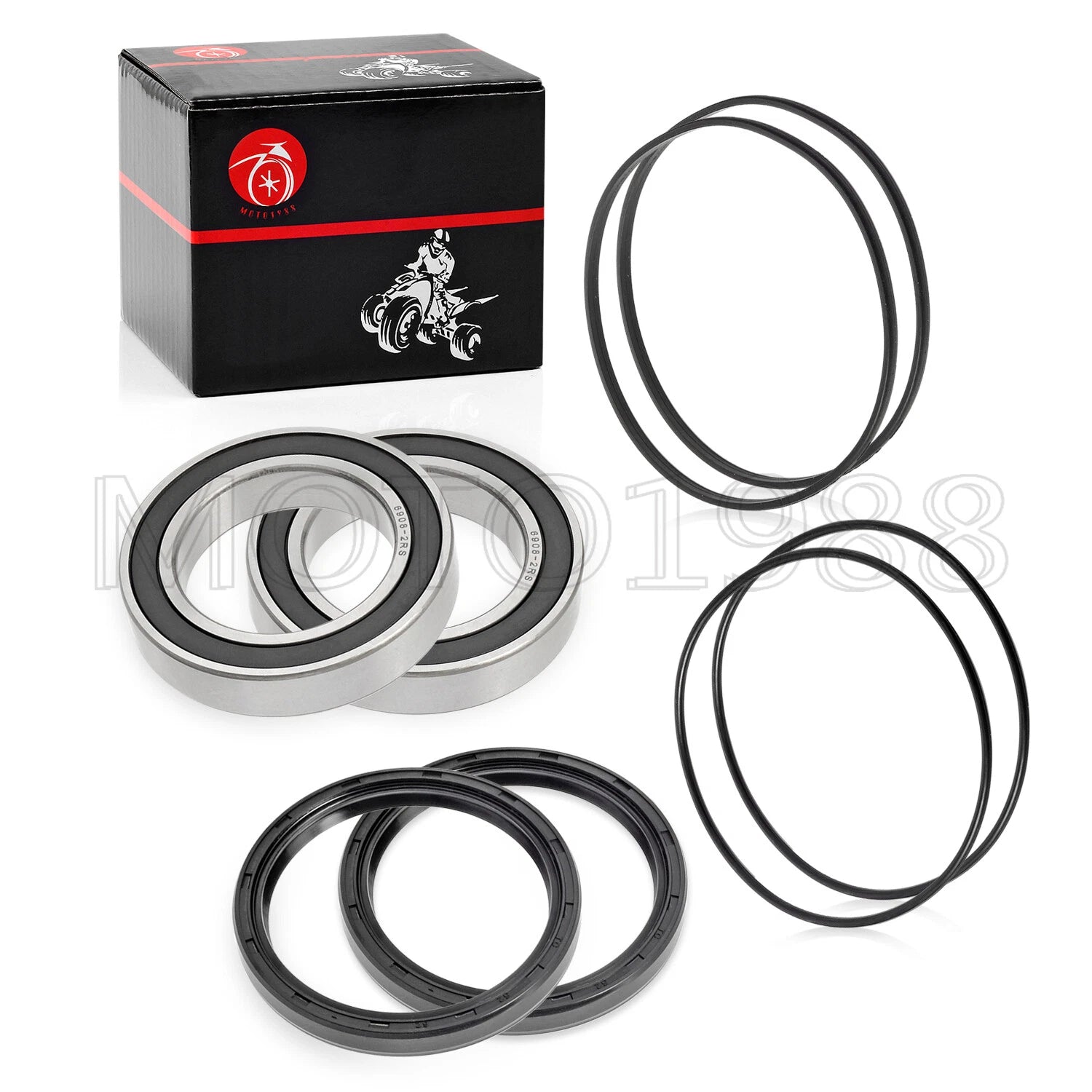 Rear Axle Wheel Bearing & Seal O-RING Kit for Honda TRX400X TRX400EX TRX300EX (2004–2014)