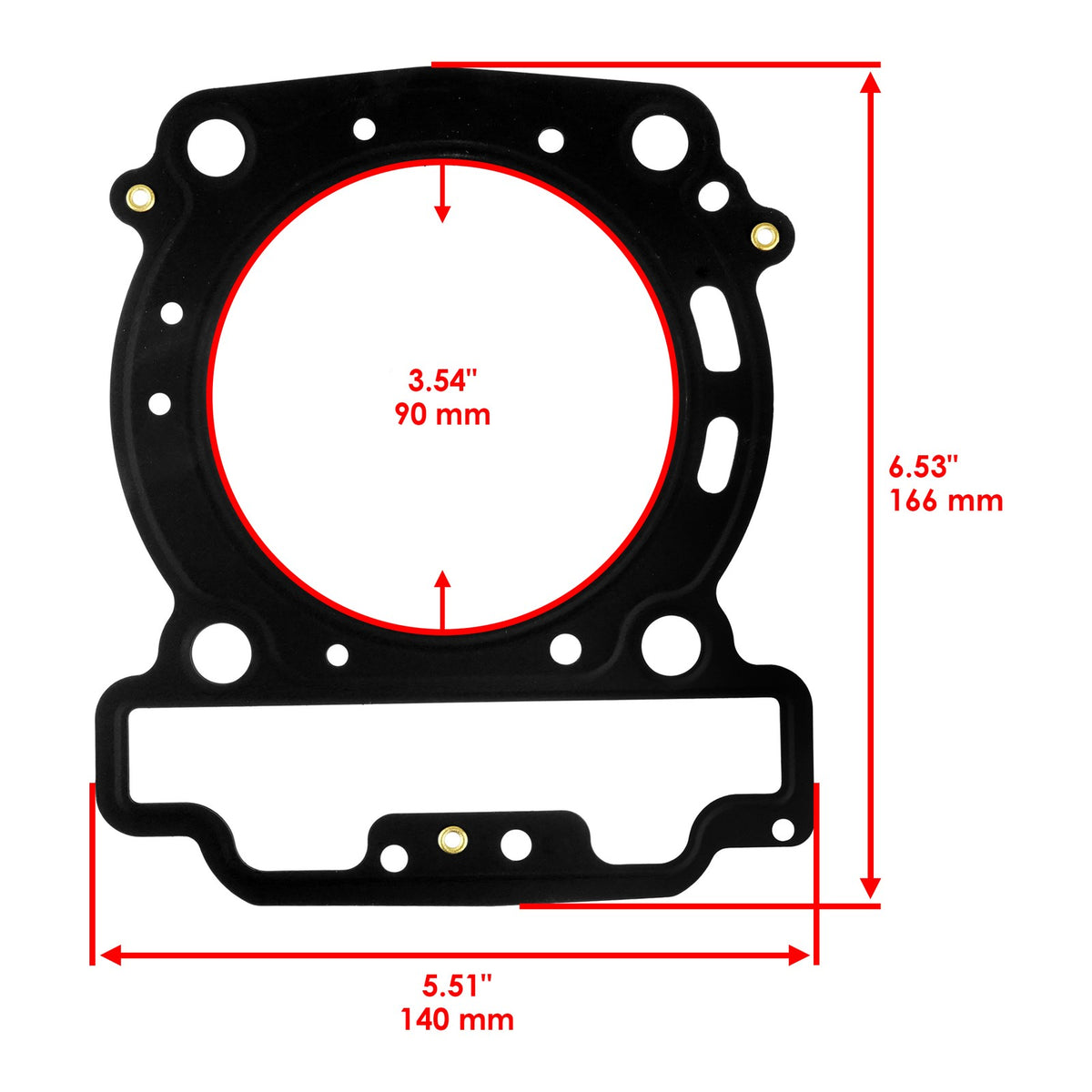 Cylinder Head Gasket Replacement for Can Am Outlander 800 Max (2006–2015)