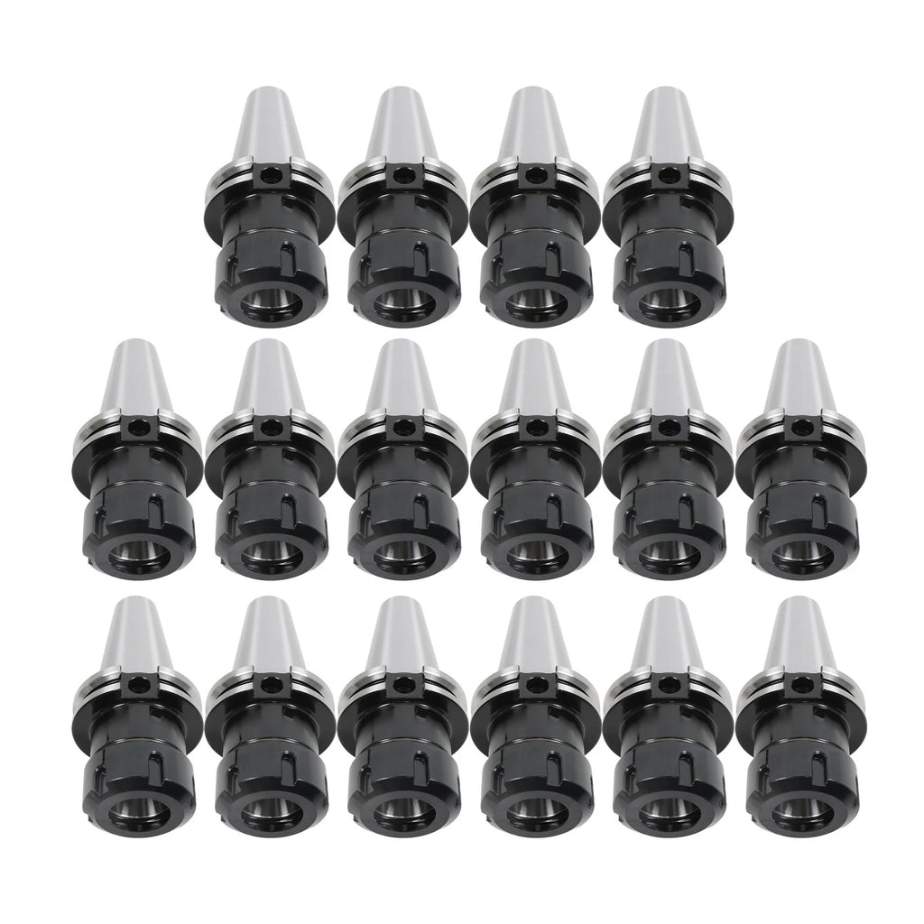 16Pcs CAT40-ER32 Collet Chuck Tool Holder Set 2.76" Length