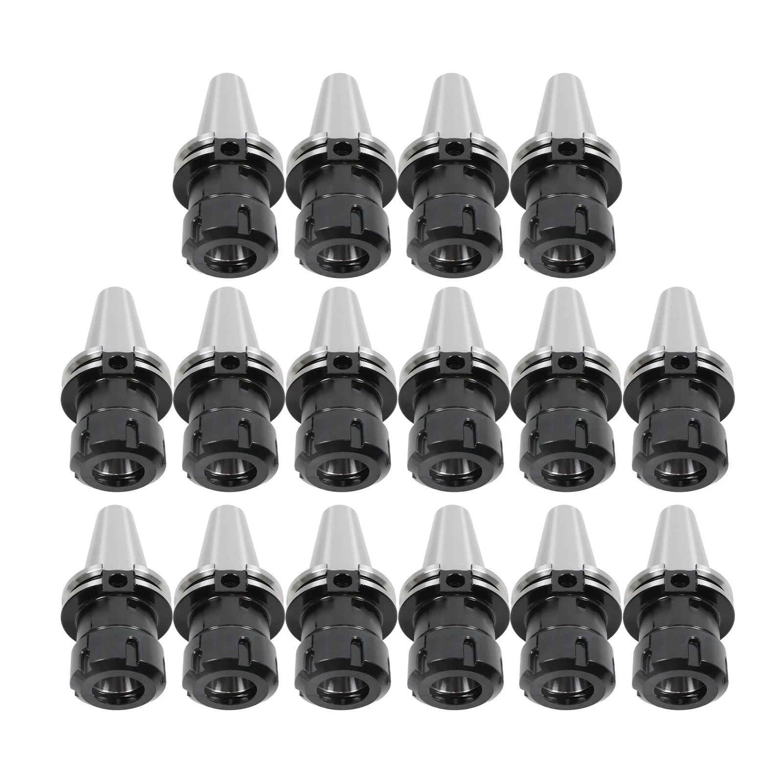 16Pcs CAT40-ER32 Collet Chuck Tool Holder Set 2.76" Length