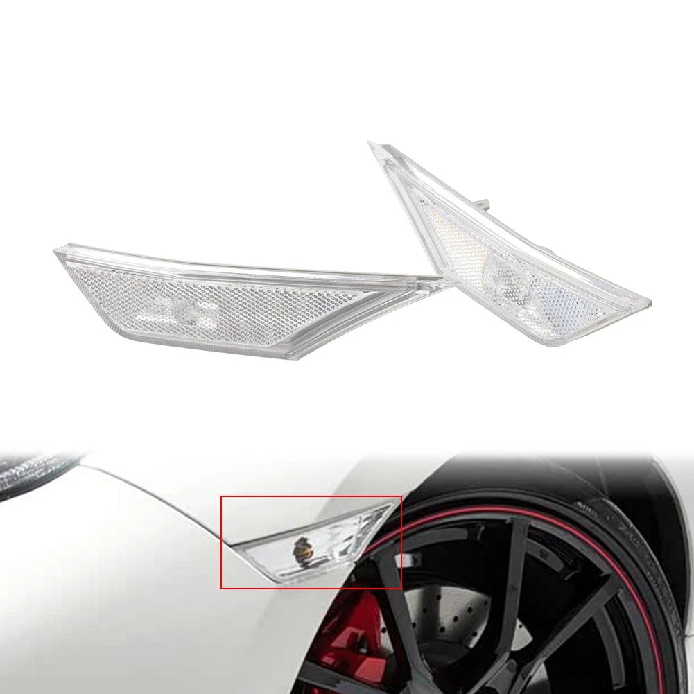 Side Marker Light Turn Signal with Bulbs for Honda Civic (2016–2021)