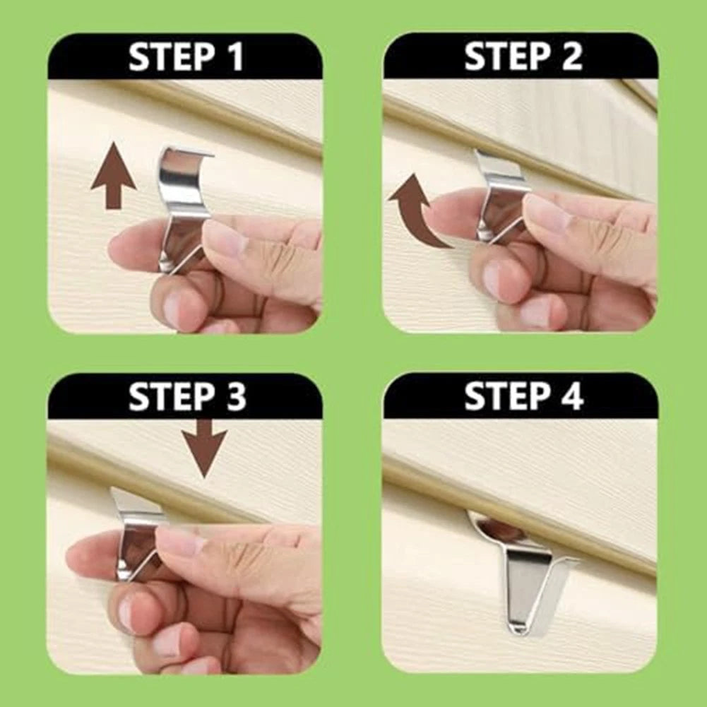 10 Heavy Duty Vinyl Siding Hooks for Outdoor Lights and Wreaths