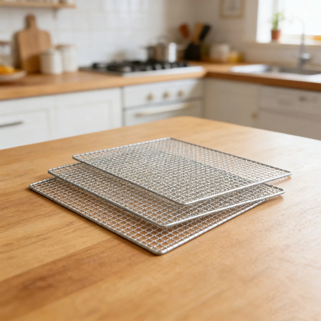 Galvanized Rectangle BBQ Mesh for Various Applications (40x25 cm)