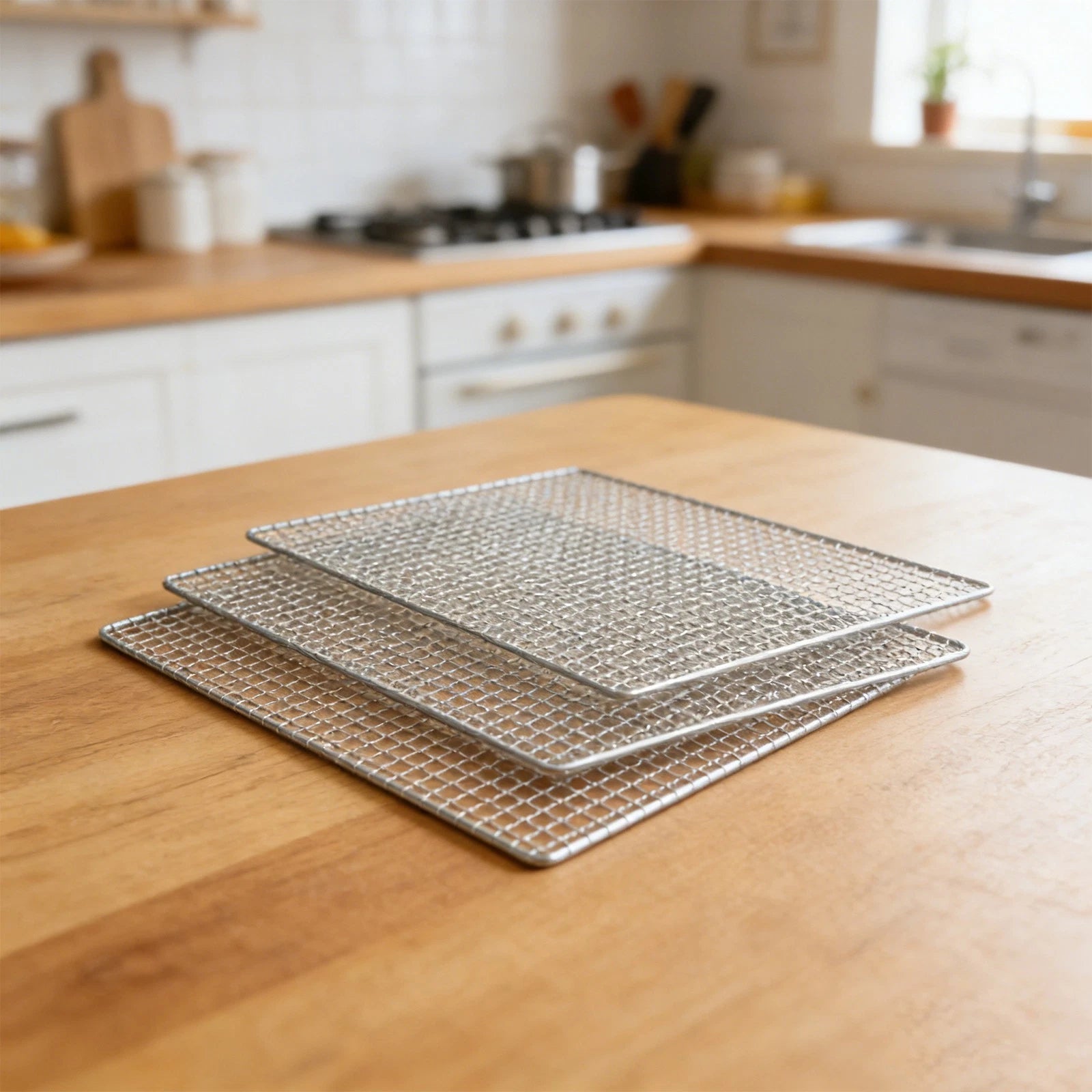 Galvanized Rectangle BBQ Mesh for Various Applications (40x25 cm)