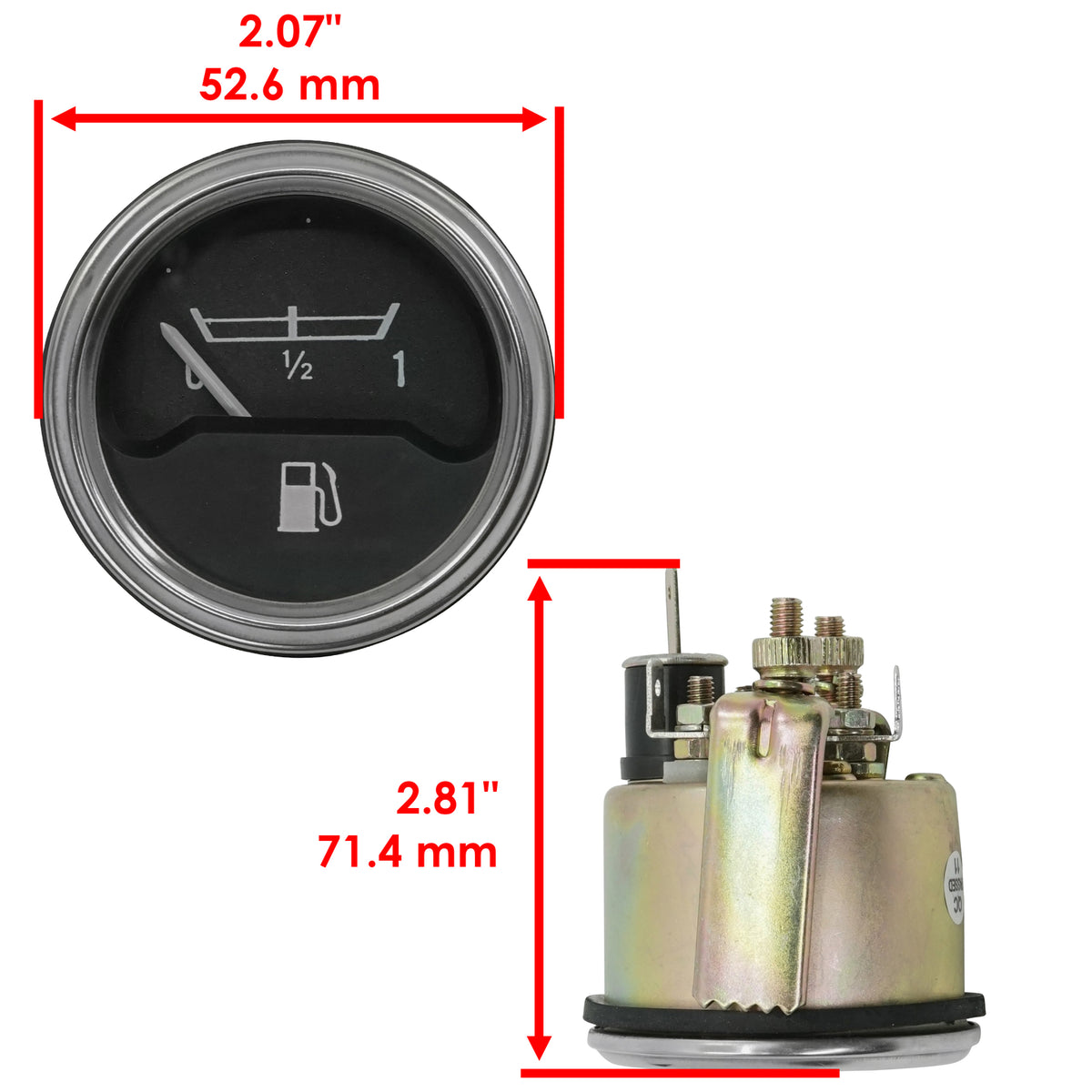 Fuel Gauge Replacement for Massey Ferguson Tractor (2005–2015)